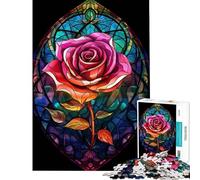 Puzzle da 1000 pezzi "Un'ode alle rose rosse" Difficile e stimolante Analisi e logica Gioco educativo Adatto a persone dai 14 anni in su 50x75cm