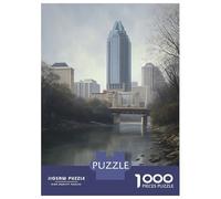 Puzzle Da 1000 Pezzi Urban Oasis Austin USA Puzzle Per Adulti Giochi Rilassanti Sfida Difficile Divertimento A Casa Attività, 52x38cm/1000pcs
