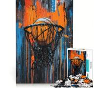 Puzzle da 1000 pezzi Urban Slam Dunk gioco educativo rilassante e stimolante per la mente ideale come decorazione da scrivania 38x52cm