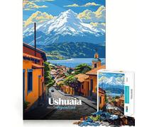 Puzzle da 1000 pezzi Ushuaia, Argentina Taglio preciso Divertente sfida mentale Gioco per il tempo libero Gioco artistico per compleanni (50x75cm)
