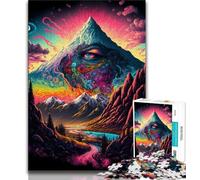 Puzzle da 1000 pezzi "Valle psichedelica" per adulti e adolescenti 1000 pezzi gioco per famiglie regali di compleanno Sfida ad alta difficoltà (50x75cm)