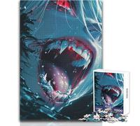 Puzzle da 1000 pezzi - Vampiro Anime Teschio Ragazza Calma Piacevole Tempo libero Divertimento Stretto Senza Cuciture Precisione Giocattolo Dimensioni 50x75cm