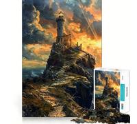Puzzle da 1000 pezzi "Vecchio Guardiano della Costa" per ragazzi, gioco di logica e abilità, morbido, rilassante, taglio preciso, regalo prezioso (50x75cm)