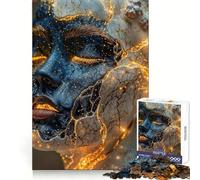 Puzzle da 1000 pezzi "Velato di Marmo" per Adolescenti, Stimola la Mente, Fuga Tranquilla, Incastro Solido, Natale Gioioso (38x52cm)