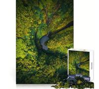 Puzzle da 1000 pezzi "Veli a cascata" per adolescenti, stimolante per la mente, per un relax consapevole, con bordi lisci, elegante regalo di Natale (50x75cm)