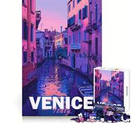 Puzzle da 1000 pezzi "Venezia", ideale per adulti, per stimolare la mente e divertirsi in modo spensierato Senza bordi irregolari Regalo memorabile (38x26cm)