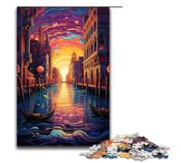 Puzzle da 1000 pezzi Venezia Italia per adulti Puzzle in legno Giochi per famiglie 75x50cm