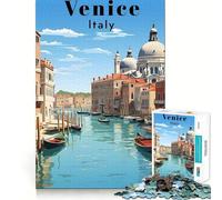 Puzzle da 1000 pezzi Venezia Italia Viaggio Taglio netto Arte Logica Gioco di pensiero Rilassante Gioco di compleanno Divertente Regalo (50x75cm)