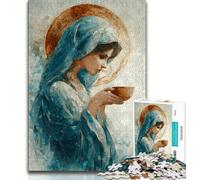 Puzzle da 1000 pezzi Vergine Maria Puzzle da 1000 pezzi per adulti e adolescenti giochi educativi classici Bellissima decorazione (50x75cm)