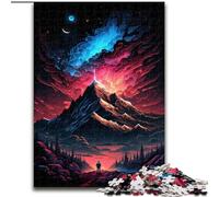 Puzzle da 1000 pezzi "Vetta di montagna mistica" Puzzle impegnativo dimensioni 50x75cm Attività educativa per le abilità cognitive Miglioramento delle abilità cognitive