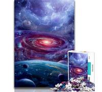 Puzzle da 1000 pezzi "Via Lattea, Universo e Galassia" per adulti e adolescenti, giochi divertenti: ogni pezzo è unico, gioco stimolante e divertente per tutta la famiglia (75x50cm)