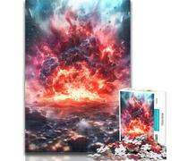 Puzzle da 1000 pezzi Via Lattea Universo Paesaggio Puzzle da 1000 pezzi per adolescenti e adulti, con poster abbinato e foglio di quiz per età dai 14 anni in su 26x38cm