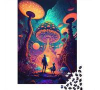 Puzzle da 1000 pezzi "Viaggiatori in un regno diverso" per adulti, gioco educativo di puzzle di carta per adolescenti adulti, 1000 pezzi (38x26 cm)