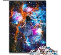 Puzzle da 1000 pezzi "Viaggio attraverso l'Universo" in legno livello principiante ideale come regalo di compleanno e per le feste 50x75cm coinvolgente attività di gioco per la famiglia.