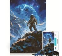 Puzzle da 1000 pezzi "Viaggio dell'Astronauta",accurato,divertente e stimolante per la mente,ideale per attività cognitive e per rilassarsi,perfetto per compleanni e occasioni speciali (38x26cm)