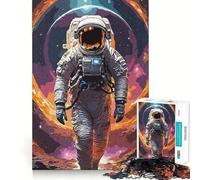 Puzzle da 1000 pezzi "Viaggio dell'astronauta",gioco a incastro,gioco creativo,giocattolo,gioco casual,Natale,tempo libero,arte (50x75cm)