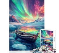Puzzle da 1000 pezzi "Viaggio dell'aurora artica" - Giochi divertenti per le vacanze a casa per passare il tempo decorazioni per la casa giocattoli per rafforzare l'amore tra le coppie (26x38cm)
