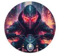Puzzle da 1000 pezzi Viaggio in moto attraverso l'impossibile per adulti, adolescenti, coppie e amici per compleanni e Natale, 67,5x67,5 cm