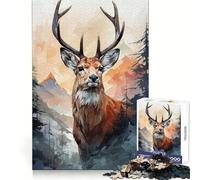 Puzzle da 1000 pezzi "Viandante del bosco" per adolescenti, ideale per sviluppare capacità analitiche, rilassanti e per creare incastri precisi, perfetto come regalo di Natale (38x52cm)