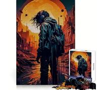 Puzzle da 1000 pezzi "Viandante post-apocalittico" per adolescenti Rafforza la memoria, calma e rilassa Bordo di qualità Regalo perfetto (38x52cm)