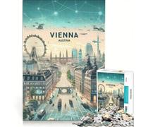 Puzzle da 1000 pezzi Vienna Vision, gioco rompicapo, sfida impegnativa, ideale come regalo per tutta la famiglia 50x75cm
