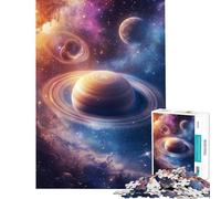 Puzzle da 1000 pezzi "Visioni dei pianeti cosmici" per adolescenti ideale per passare il tempo durante le vacanze a casa una sfida stimolante da completare e un regalo antistress 50x75cm