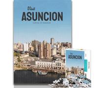 Puzzle da 1000 pezzi Visita Asuncion Puzzle per adulti 1000 pezzi, giocattoli educativi per l'apprendimento Giochi per famiglie Migliora l'amore tra coppie 26x38cm