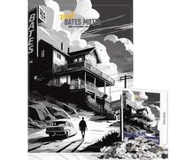 Puzzle da 1000 pezzi - Visita Bates Motel Giocattolo educativo Regalo di compleanno Gioco pratico con poster abbinato e foglio di quiz Dimensioni 50x75cm