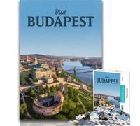 Puzzle da 1000 pezzi Visita Budapest Puzzle da 1000 pezzi per adulti e adolescenti, per età 14+ Gioco impossibile Il miglior regalo per adulti e adolescenti 75x50cm