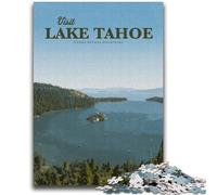 Puzzle da 1000 pezzi "Visita il lago Tahoe" per adolescenti e adulti, gioco stimolante e interazione tra genitori e figli, 2000 pezzi (70x100cm)