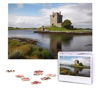 Puzzle da 1000 pezzi - Vista del castello di Dunguaire puzzle per adulti impegnativi puzzle con immagine personalizzata puzzle in legno 74,9 x 50 cm