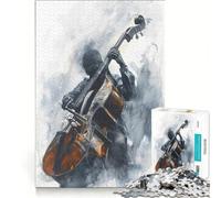 Puzzle da 1000 pezzi "Viva le serate jazz", gioco rompicapo, rilassante e stimolante per l'intelletto, regalo di compleanno, regalo 38x52cm