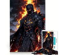 Puzzle da 1000 pezzi Volcanic Doom Knight per ragazzi,divertente da giocare,con incastri precisi e senza spazi vuoti,ideale per il divertimento in famiglia (50x75cm)