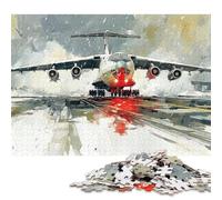 Puzzle da 1000 pezzi "Volo nella tempesta invernale" per adulti, regalo di Halloween, puzzle, gioco educativo, sfida, giocattolo, 1000 pezzi (75x50 cm)