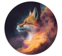 Puzzle da 1000 pezzi "Volpe e Nebulosa", per adulti, divertente serata di gioco in famiglia, opera d'arte decorativa fai da te, 67,5x67,5 cm.