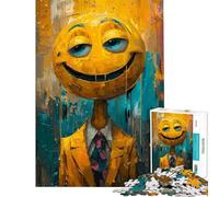 Puzzle da 1000 pezzi - Volti pieni di gioia colorata Puzzle da 1000 pezzi Decorazione per la casa Giocattolo Difficile Difficile Ideale come regalo (38x26cm)