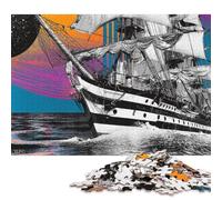 Puzzle da 1000 pezzi Voyage Beyond Stars per adulti e adolescenti, puzzle in legno, regali per la vigilia di Natale, 1000 pezzi (75x50 cm)