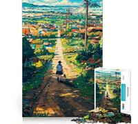 Puzzle da 1000 pezzi "Walking Home" per stimolare la mente e l'intelligenza Incastri stabili,parti che non si spostano Un passatempo divertente per i lunghi weekend (38x26cm)