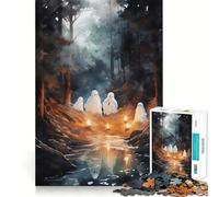 Puzzle da 1000 pezzi Wanderlust Ghosts gioco di concentrazione,precisione di taglio,hobby affascinante per i momenti di svago (50x75cm)