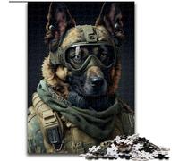 Puzzle da 1000 pezzi War Dog Impossible per adulti, dimensioni 26x38cm, rompicapo impegnativo per adolescenti, divertente serata di giochi in famiglia