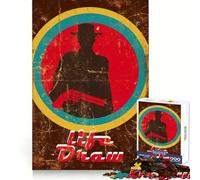 Puzzle da 1000 pezzi Western Vintage Life Draw per adolescenti, ideale per allenare la concentrazione, per il tempo libero e per un regalo speciale (38x26cm)