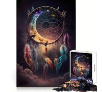 Puzzle da 1000 pezzi "Whispers of Dreamcatcher" per adolescenti, esercizio cognitivo, rilassante, ideale come regalo invernale (38x26cm)
