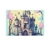 Puzzle da 1000 pezzi Whjdpp castello fiabesco modello educativo intellettuale puzzle in legno, puzzle divertenti, puzzle antistress