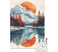Puzzle Da 1000 Pezzi - Winter Wonderland Scene-3 Puzzle Gioco Rompicapo Decorazione Da Parete Offerta Come Regalo Per Tutta La Famiglia 52x38cm/1000pcs