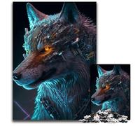 Puzzle da 1000 pezzi Wolf Cyber Puzzles per adulti Ideale per gli innamorati, perfetto regalo di Natale, Capodanno, San Valentino 50x75cm / 19,68x29,52 pollici