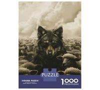 Puzzle Da 1000 Pezzi Wolf in Disguise Sheeps Puzzle Per Adulti Gioco Rompicapo Migliora La Memoria Regali Unici Per Compleanno E Natale 52x38cm/1000pcs