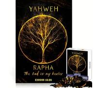 Puzzle da 1000 pezzi "Yahweh Rapha Albero della Vita" - Abilità logiche, svago consapevole, precisione, assemblaggio accurato, regalo premuroso (50x75cm)