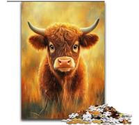 Puzzle da 1000 pezzi Yak, puzzle per adulti, 1000 pezzi, decorazione artistica, giocattolo di intelligenza per giochi al chiuso in famiglia (dimensioni 50x75cm)