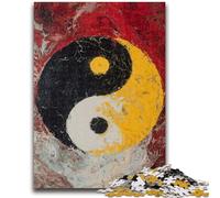 Puzzle da 1000 pezzi Yin e Yang Tai Chi per adolescenti e adulti, aiuta il cervello a esercitare i giocattoli avvincenti per coltivare la pazienza, decorazione perfetta 50x75cm