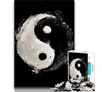 Puzzle da 1000 pezzi Yin e Yang Tai Chi per adolescenti e adulti, antistress, sfida difficile, decorazioni e regali unici per la casa (50x75cm)